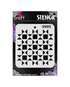 iCraft Mini Stencils - 4 x 4" - Design No - 8995