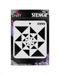 iCraft Mini Stencils - 4 x 4" - Design No - 8999