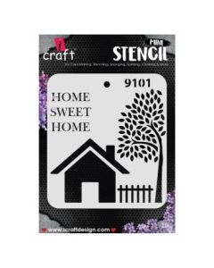 iCraft Mini Stencils - 4 x 4" - Design No - 9101