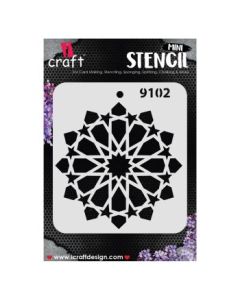 iCraft Mini Stencils - 4 x 4" - Design No - 9102