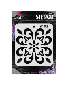 iCraft Mini Stencils - 4 x 4" - Design No - 9103