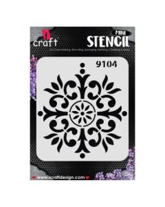 iCraft Mini Stencils - 4 x 4" - Design No - 9104