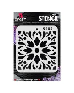 iCraft Mini Stencils - 4 x 4" - Design No - 9105