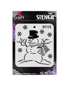 iCraft Mini Stencils - 4 x 4" - Design No - 9115