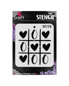 iCraft Mini Stencils - 4 x 4" - Design No - 9119