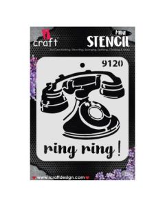 iCraft Mini Stencils - 4 x 4" - Design No - 9120