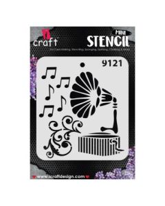 iCraft Mini Stencils - 4 x 4" - Design No - 9121