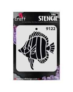 iCraft Mini Stencils - 4 x 4" - Design No - 9122