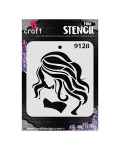 iCraft Mini Stencils - 4 x 4" - Design No - 9128