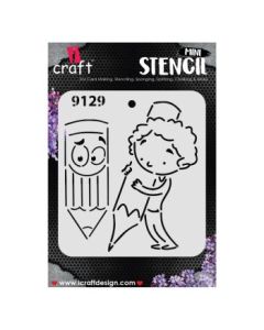 iCraft Mini Stencils - 4 x 4" - Design No - 9129