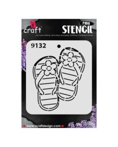 iCraft Mini Stencils - 4 x 4" - Design No - 9132