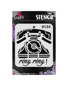 iCraft Mini Stencils - 4 x 4" - Design No - 9134