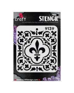 iCraft Mini Stencils - 4 x 4" - Design No - 9139