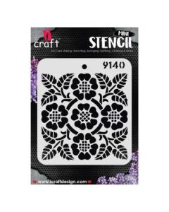 iCraft Mini Stencils - 4 x 4" - Design No - 9140