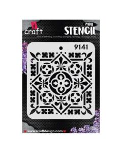 iCraft Mini Stencils - 4 x 4" - Design No - 9141