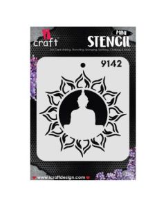 iCraft Mini Stencils - 4 x 4" - Design No - 9142