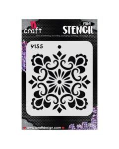 iCraft Mini Stencils - 4 x 4" - Design No - 9155