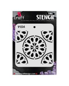 iCraft Mini Stencils - 4 x 4" - Design No - 9156