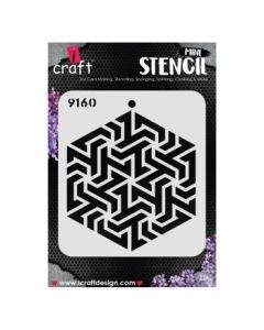 iCraft Mini Stencils - 4 x 4" - Design No - 9160