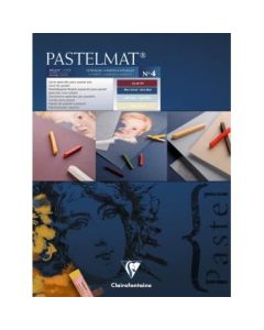 Clairefontaine PastelMat - N°4 - Glue Bound - A5+ (18 cm x 24 cm or 7" x 9.5") Pad - 360 GSM - Pad of 12 Assorted Colour Sheets