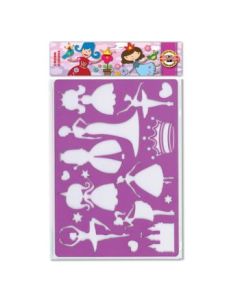 Koh-I-Noor Hardtmuth Drawing Template - Crown Stencil - 15 designs - 31.5 cm X 20 cm