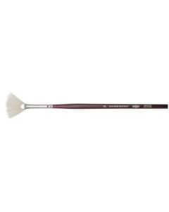 Koh-I-Noor Hardtmuth Chongqing Hog Hair Artists' Brush - Silver Collection - Fan - Long Handle - Size : 2