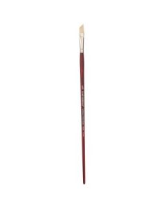 Art Essentials SUPREMO White Hog Bristle Brush - Series 140AN - Angular - Long Handle - Size: 3/8"