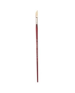 Art Essentials SUPREMO White Hog Bristle Brush - Series 140D - Dagger - Long Handle - Size: 3/8"