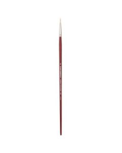 Art Essentials SUPREMO White Hog Bristle Brush - Series 140R - Round - Long Handle - Size: 2