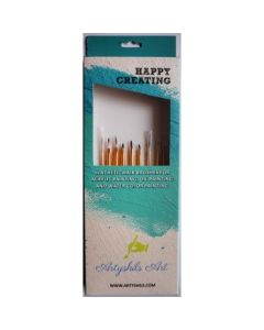 Artyshils Art - Synthetic Brush - Fine Detailers - Set of 9