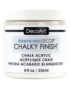 DecoArt Americana Décor - Chalky Finish - Ultra Matte Paint - 236 ML (8 Oz) Bottle - Everlasting (01)