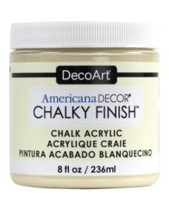 DecoArt Americana Décor - Chalky Finish - Ultra Matte Paint - 236 ML (8 Oz) Bottle - Whisper (03)