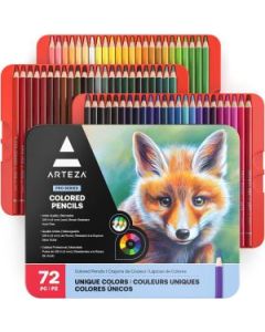 Arteza Pro-Series Coloured Pencils - Blendable / Break Resistant - Set of 72