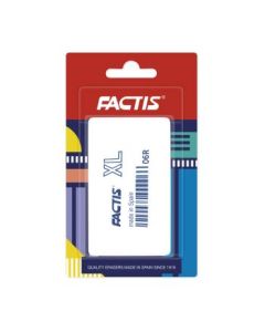 Factis White Synthetic Rubber Eraser - XL 06 R - Blister Pack