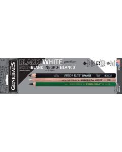 General's Black & White Pencil Set