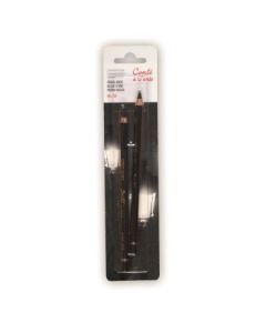 Conte a' Paris Sketching Pencils - Blister Pack of 2 - Pierre Noire Black HB & 2B