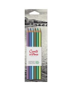 Conte a' Paris Pastel Pencil - Set of 6 - Landscape Colours - Blister Pack