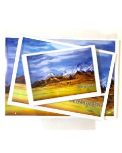 Chitrapat - Handmade Watercolour Paper - A4 (21 cm x 29.7 cm or 8.3 in x 11.7 in) - Natural White - Rough Grain - 440 GSM 100% Cotton Paper, 4 Side Glued Pad (Block) of 25 Sheets