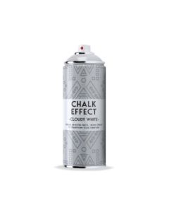 Cosmos Chalk Effect Acrylic Paint - Ultra Matte Retro Finish - 400 ML Can - Cloudy White (N03)