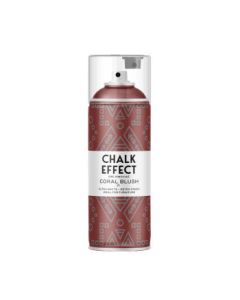 Cosmos Chalk Effect Acrylic Paint - Ultra Matte Retro Finish - 400 ML Can - Coral Blush (N21)