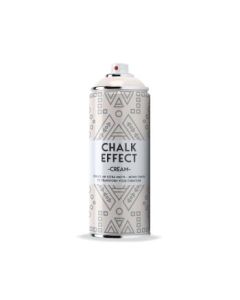 Cosmos Chalk Effect Acrylic Paint - Ultra Matte Retro Finish - 400 ML Can - Cream (N04)