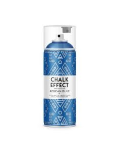 Cosmos Chalk Effect Acrylic Paint - Ultra Matte Retro Finish - 400 ML Can - Aegean Blue (N16)