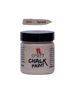 iCraft Chalk Paint Apricot - Jar of 100 ML