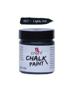 iCraft Chalk Paint Light Out - Jar of 100 ML