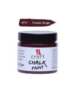 iCraft Chalk Paint French Grape - Jar of 250 ML