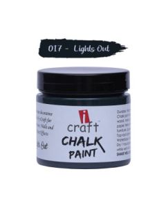 iCraft Chalk Paint Light Out - Jar of 250 ML