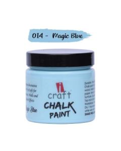 iCraft Chalk Paint Magic Blue - Jar of 250 ML