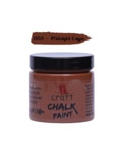 iCraft Chalk Paint Midnight Coffee - Jar of 250 ML