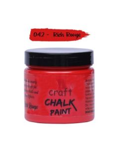 iCraft Chalk Paint Rich Rouge - Jar of 250 ML