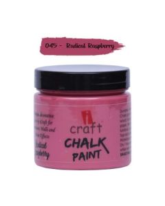 iCraft Chalk Paint Radical Raspberry - Jar of 250 ML